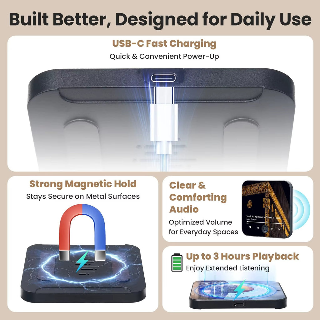 مغناطيس ثلاجة صوتي إسلامي